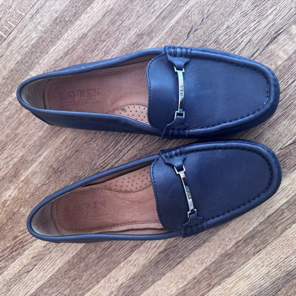 Lauren Ralph Lauren Navy Loafers